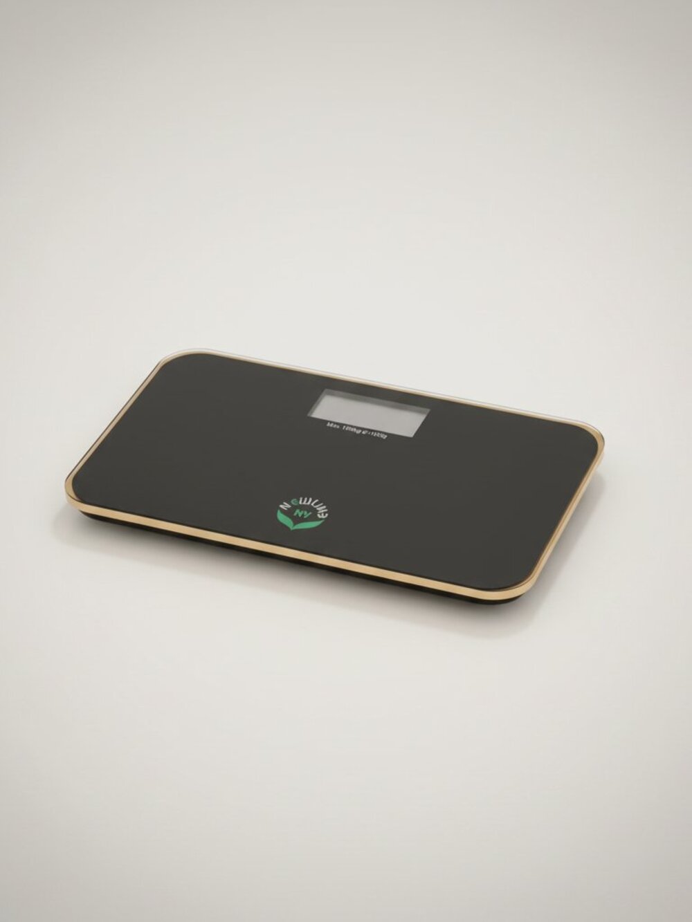 NEWLINE Sleek Black Digital Scale Battery Operated